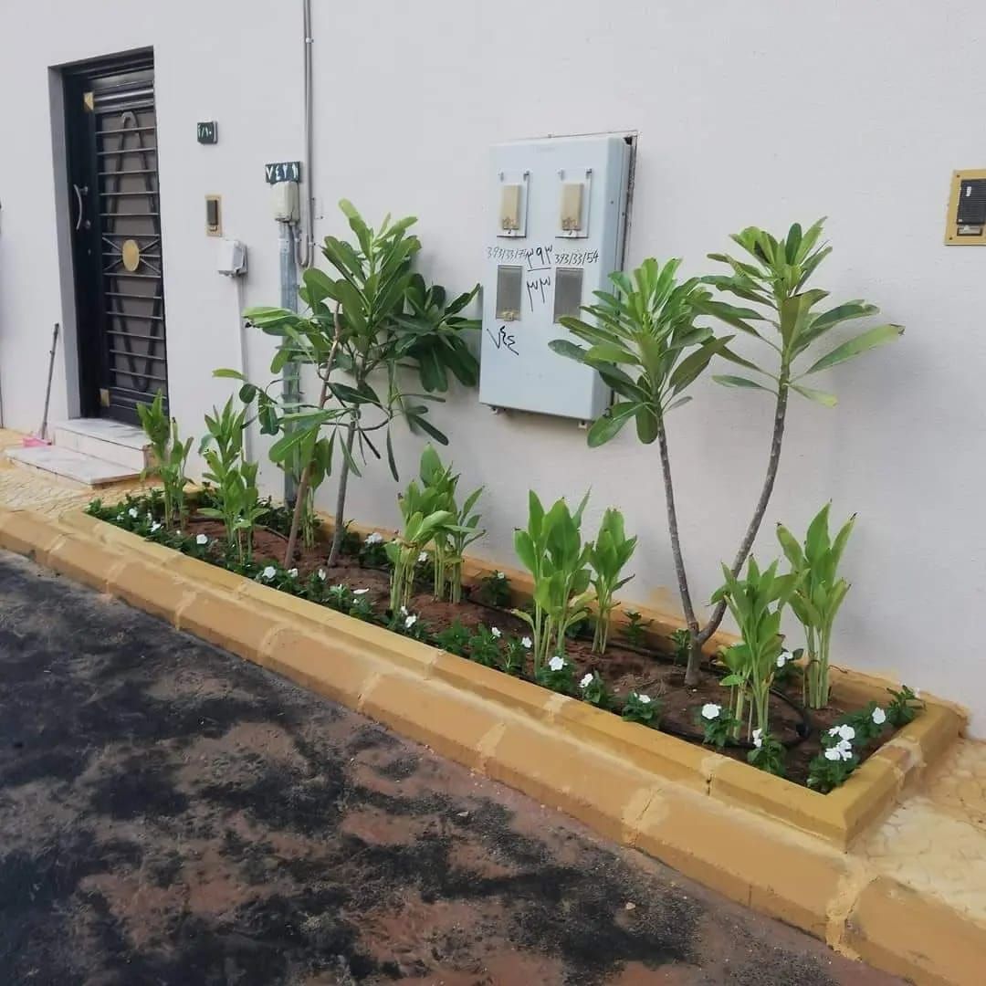 تنسيق حدائق جدة و مكه شلالات عشب صناعي ثيل طبيعي ج