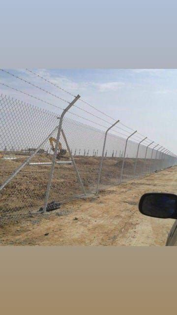 تركيب سياج شبك اراضي والمواقع والمخططات