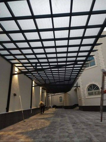 مظلات سواتر هناجر بروجولات بيوت شعر تركيب غرف سندو