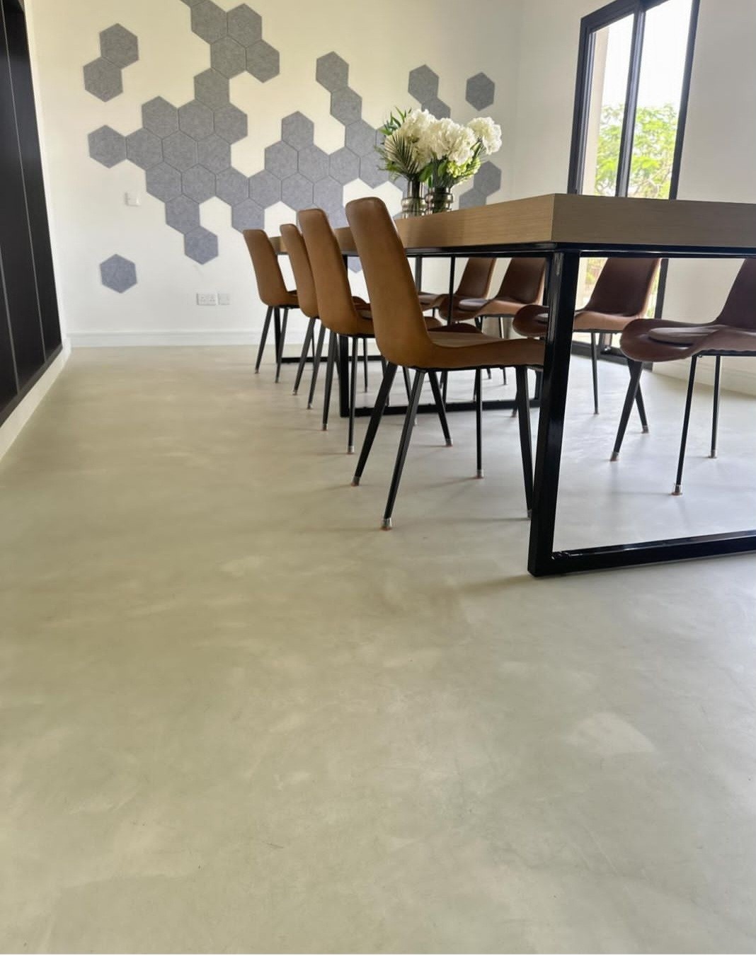 مقاول ايبوكسي ارضيات صبة الخراسانة مطبوعة صبة مروح