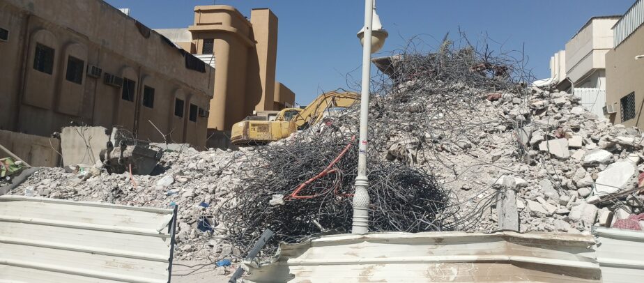 هدم مباني قصور مولت او انشات مباني او مشاريع