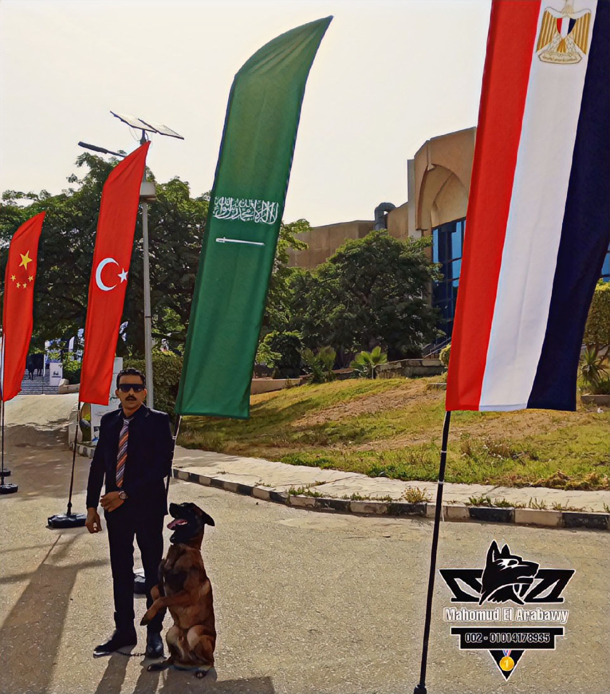 مدرب كلاب متخصص تدريب وتأهيل الكلاب بالأمر والإشار