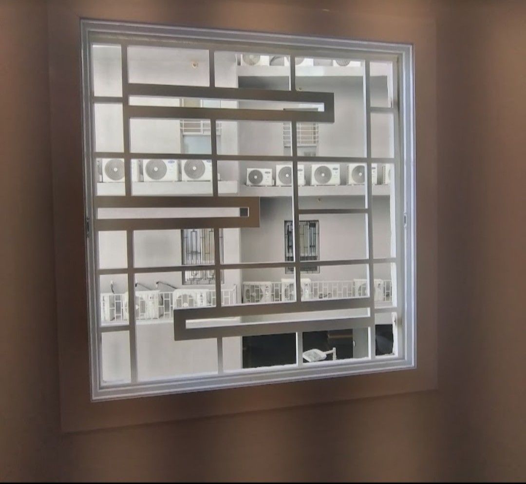 شبابيك حمايه ورشه حداد تصنيع وتركيب شغلات معدانية