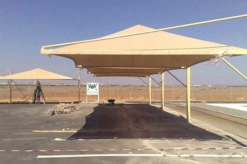 مضلات وسواتر وهناجر ومجالس خارجية وجميع أنواع الحد