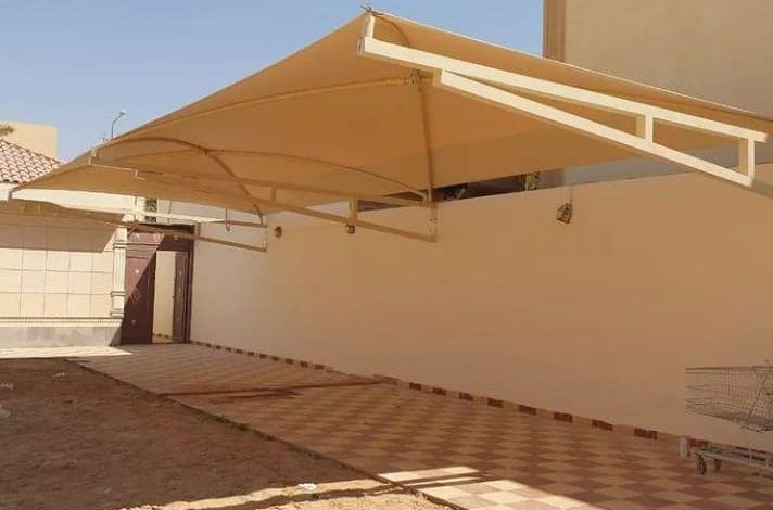 مضلات وسواتر وهناجر ومجالس خارجية وجميع أنواع الحد