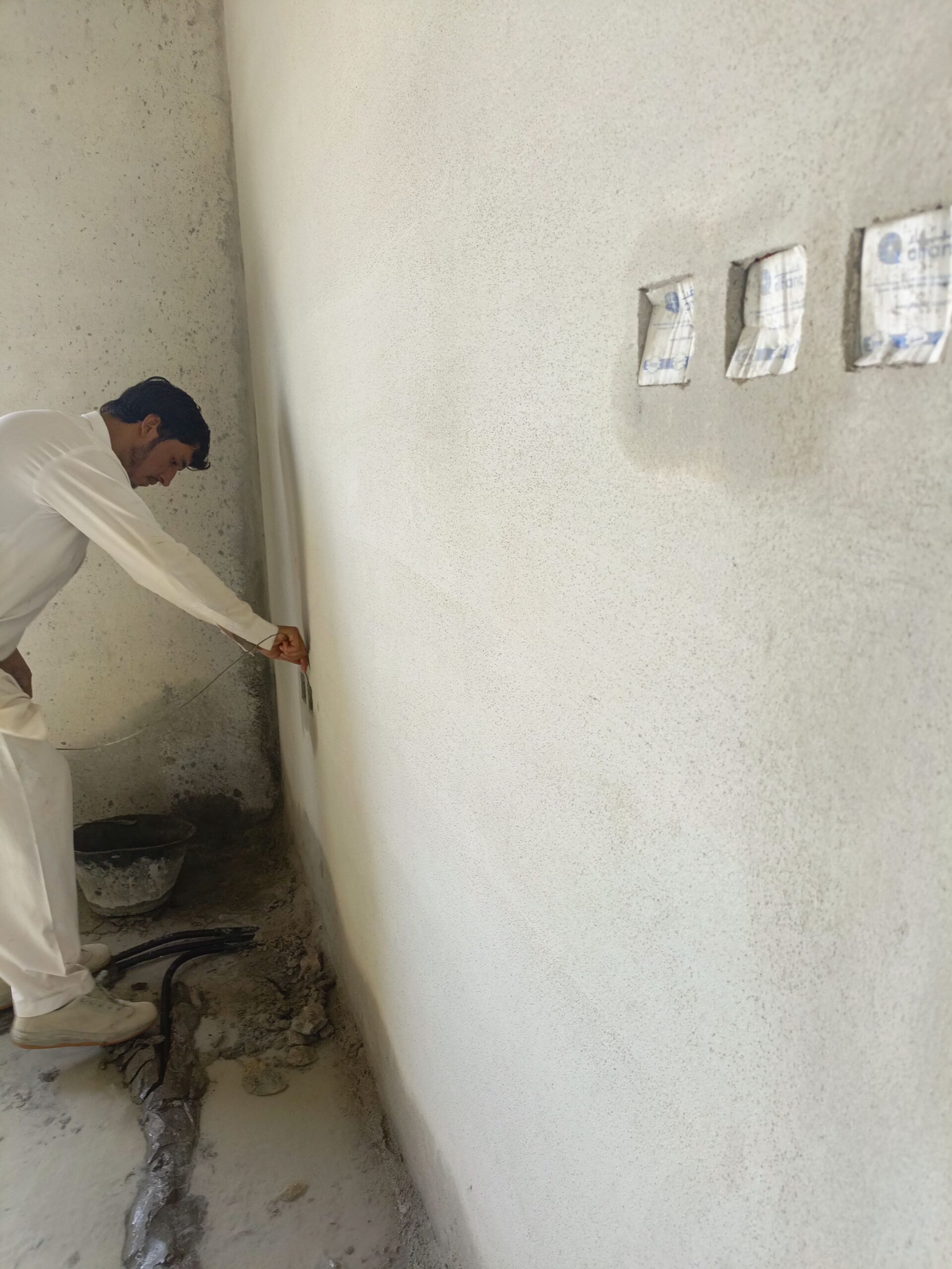 شغل كهرباء مرقبه تركيب انتركام مفتاح افياش لمبات خ