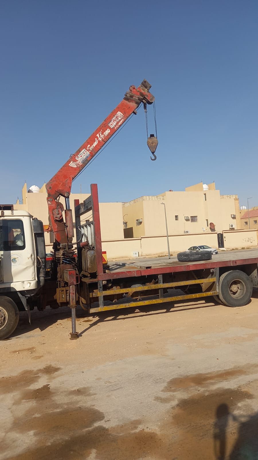 سطحه ونش كرين رافعه بوم ترك لايجار جده