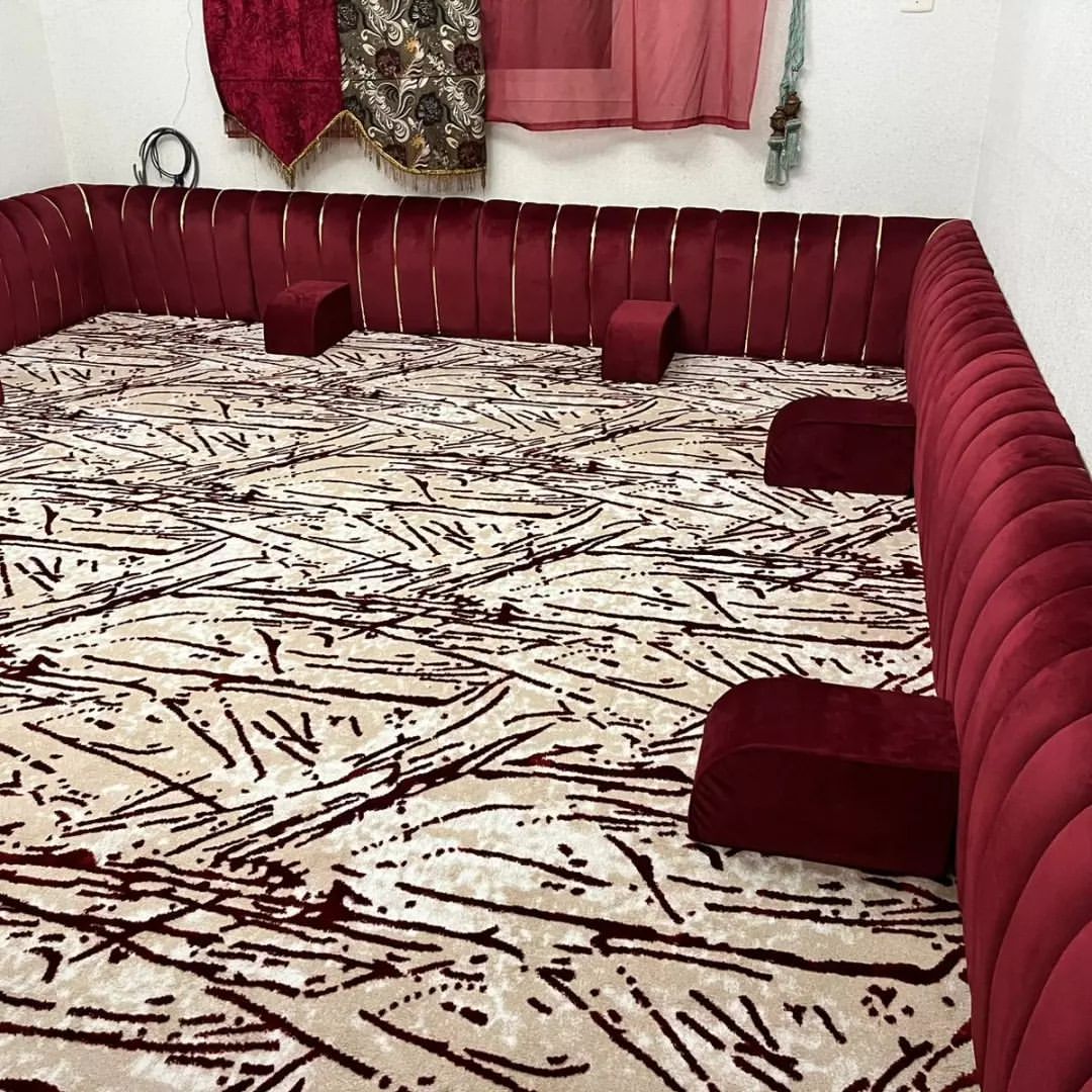 تفصيل كنب تفصيل مساند ظهر حسب الطلب اطقم جاهز للبي