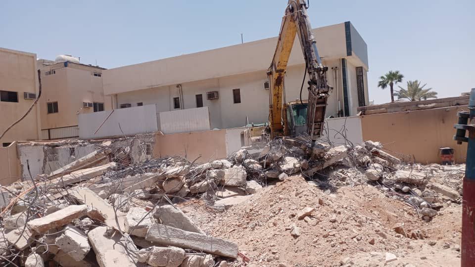 مقاول هدم مباني