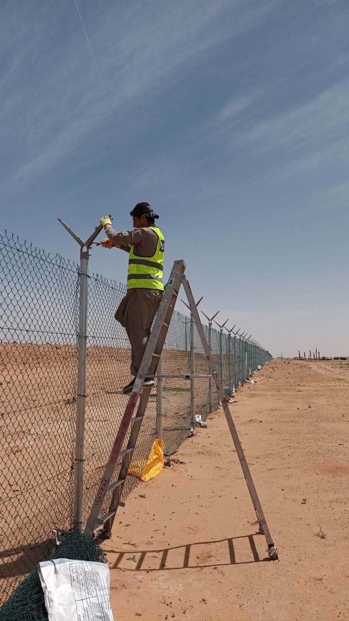 توريد وتركيب لجميع انواع سياج الشبك في جميع مناطق