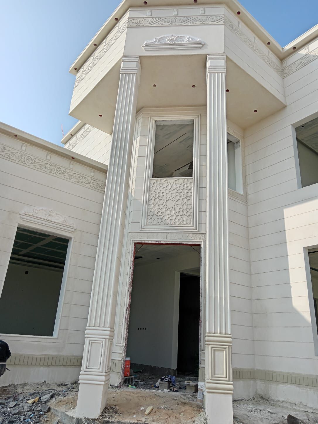 ديكور خارجي بديل الحجر الطبيعي لياسه ملونه