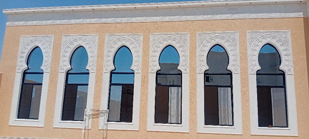 ديكور خارجي بديل الحجر الطبيعي لياسه ملونه