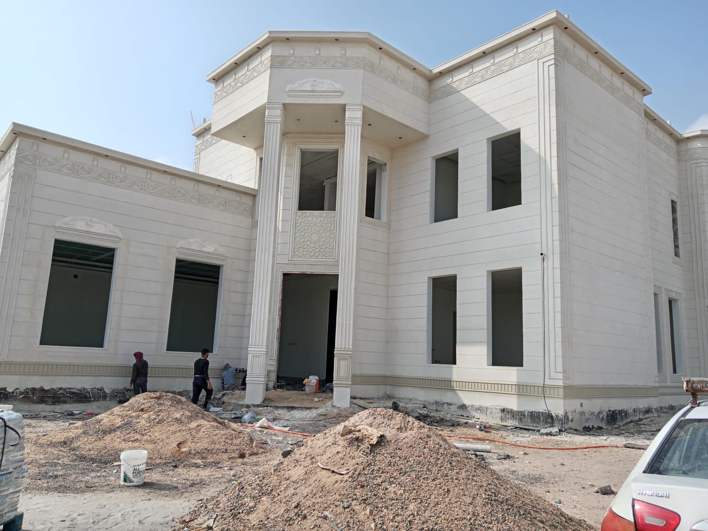 ديكور خارجي بديل الحجر الطبيعي لياسه ملونه