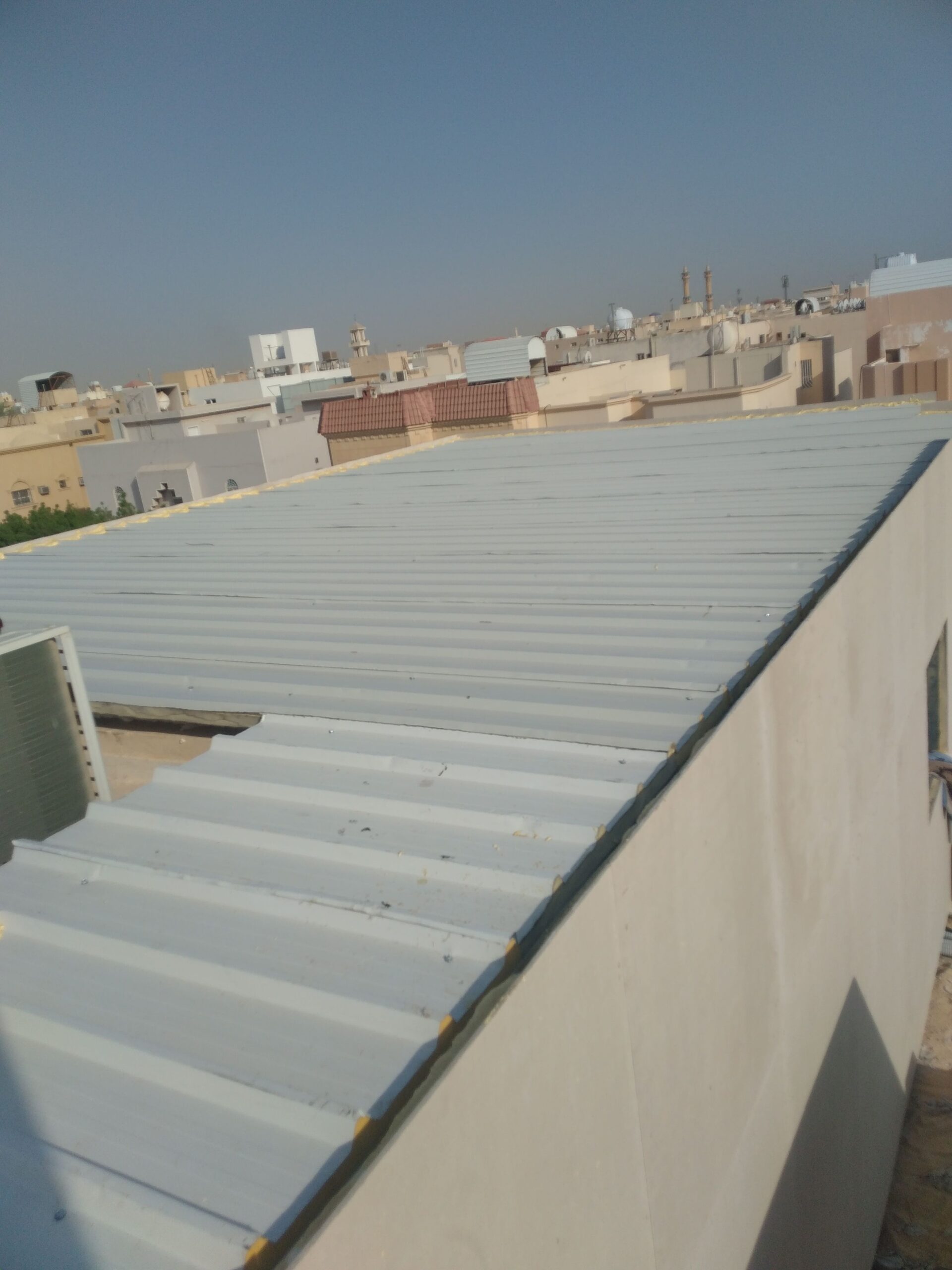 تركيب. ساندويش بنل بناء ملاحق اسمنت بورد