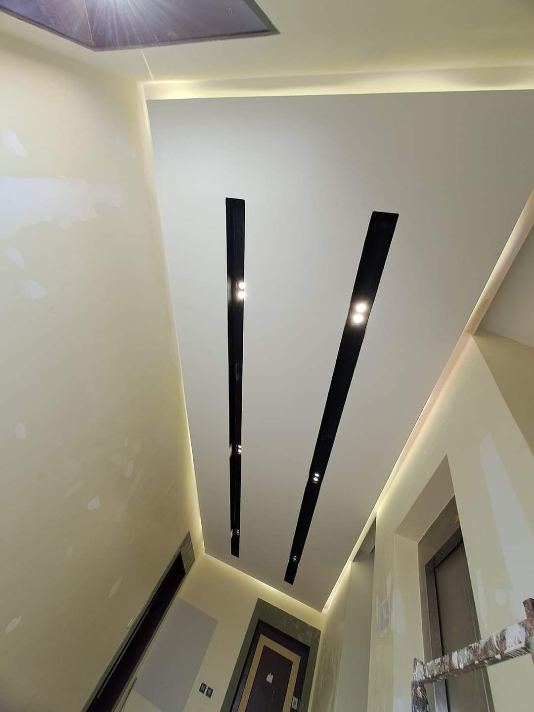 شغل كهرباء مرقبه تركيب انتركام مفتاح افياش لمبات خ