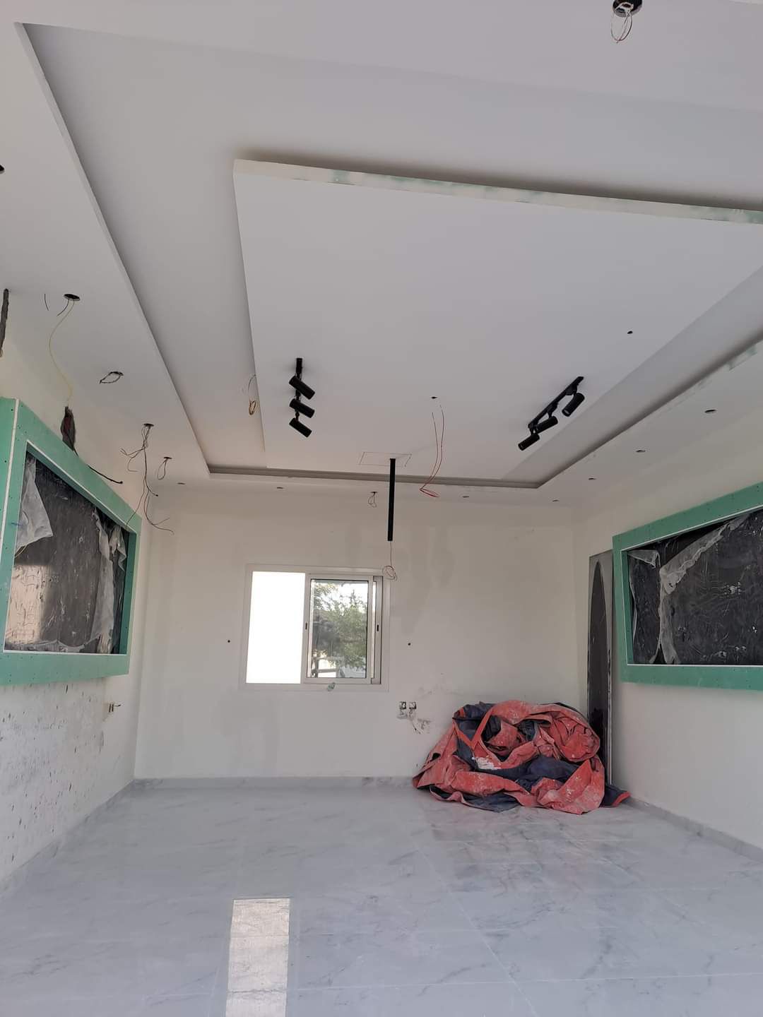 شغل كهرباء مرقبه تركيب انتركام مفتاح افياش لمبات خ