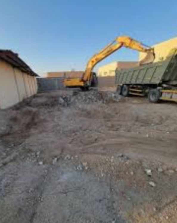 هدم مباني ترحيل مخلفات