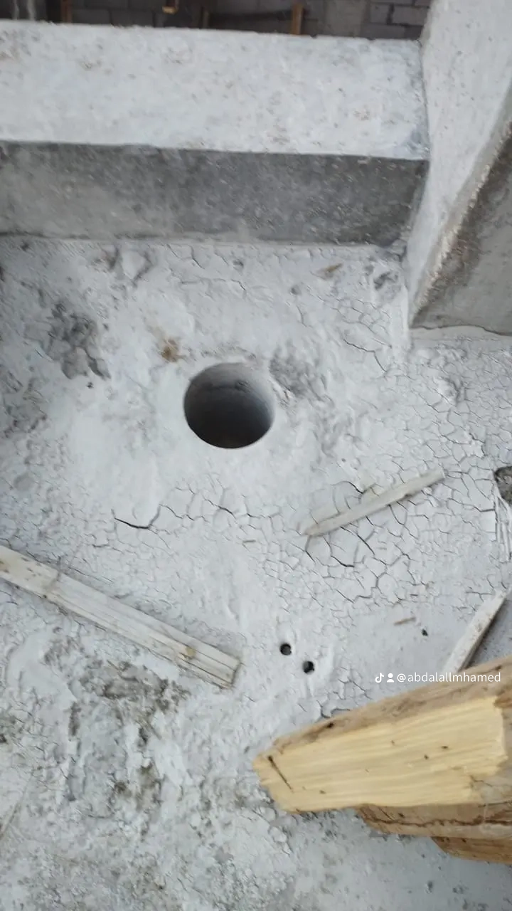 اعمال فتحات الكور والتهوية وقص الخرسانه