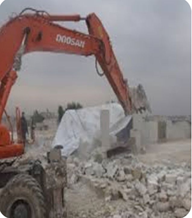 هدم مباني ترحيل مخلفات