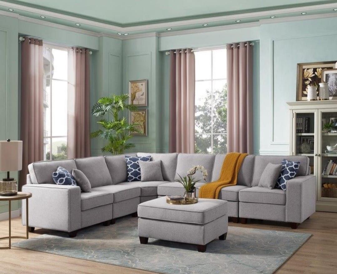 كنب حرف إل تفصيل بسعر المصنع