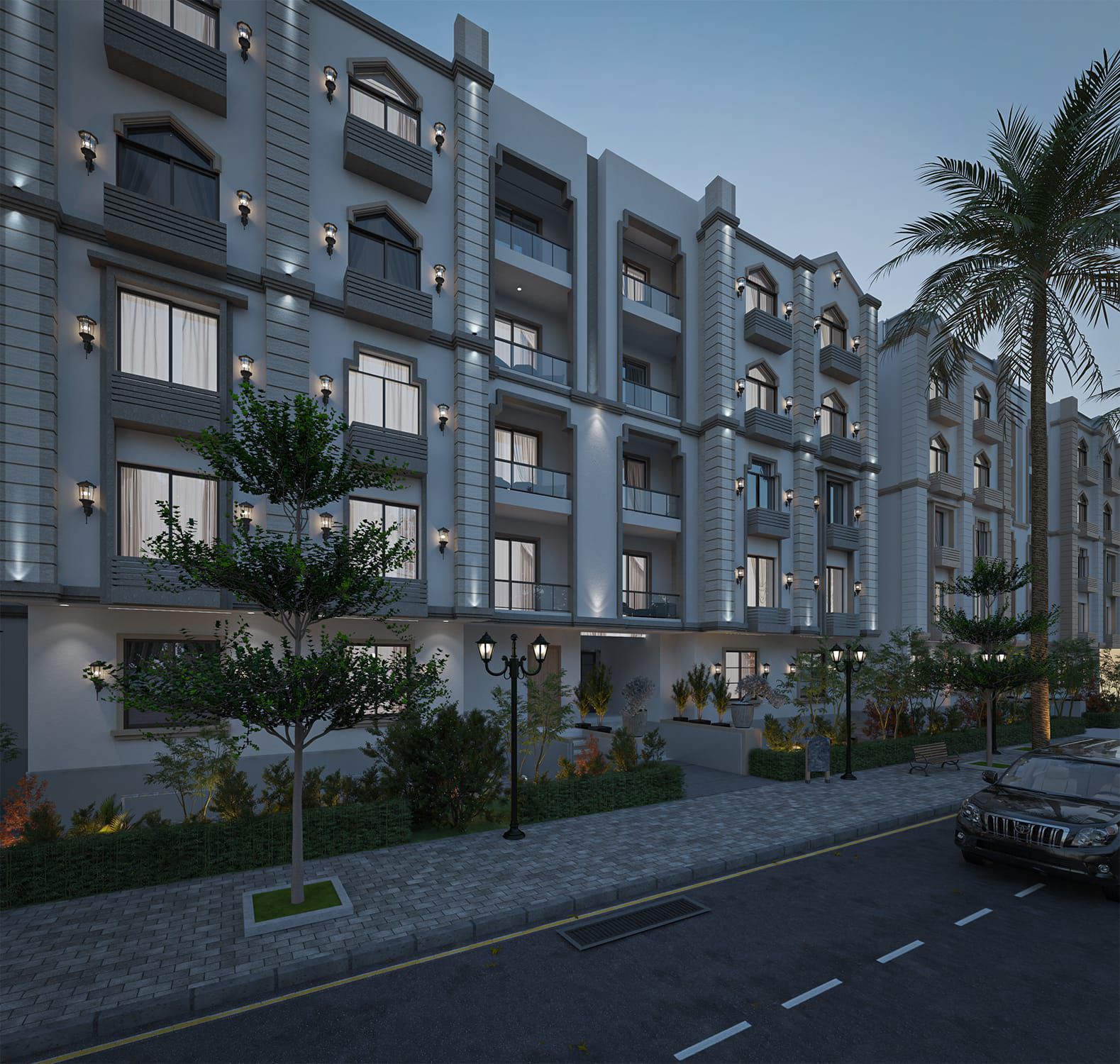 تصميم واجهات منازل وتصميم داخلى وديكورات