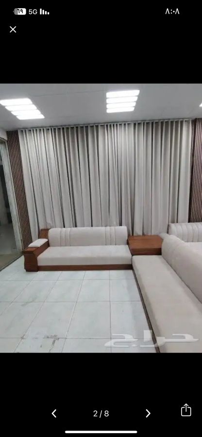 تفصيل ستائر قماش واي فاي واسباني وامريكي ورول جاهز