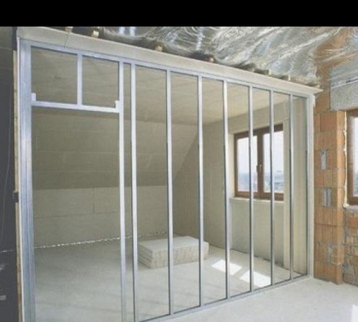 اسقف مستعاره وقواطع جبس بورد