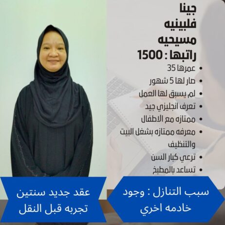 عاملات منزلية ومربيات اطفال