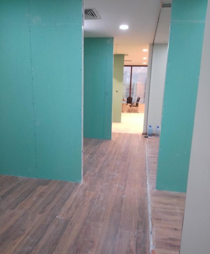 اسقف مستعاره وقواطع جبس بورد