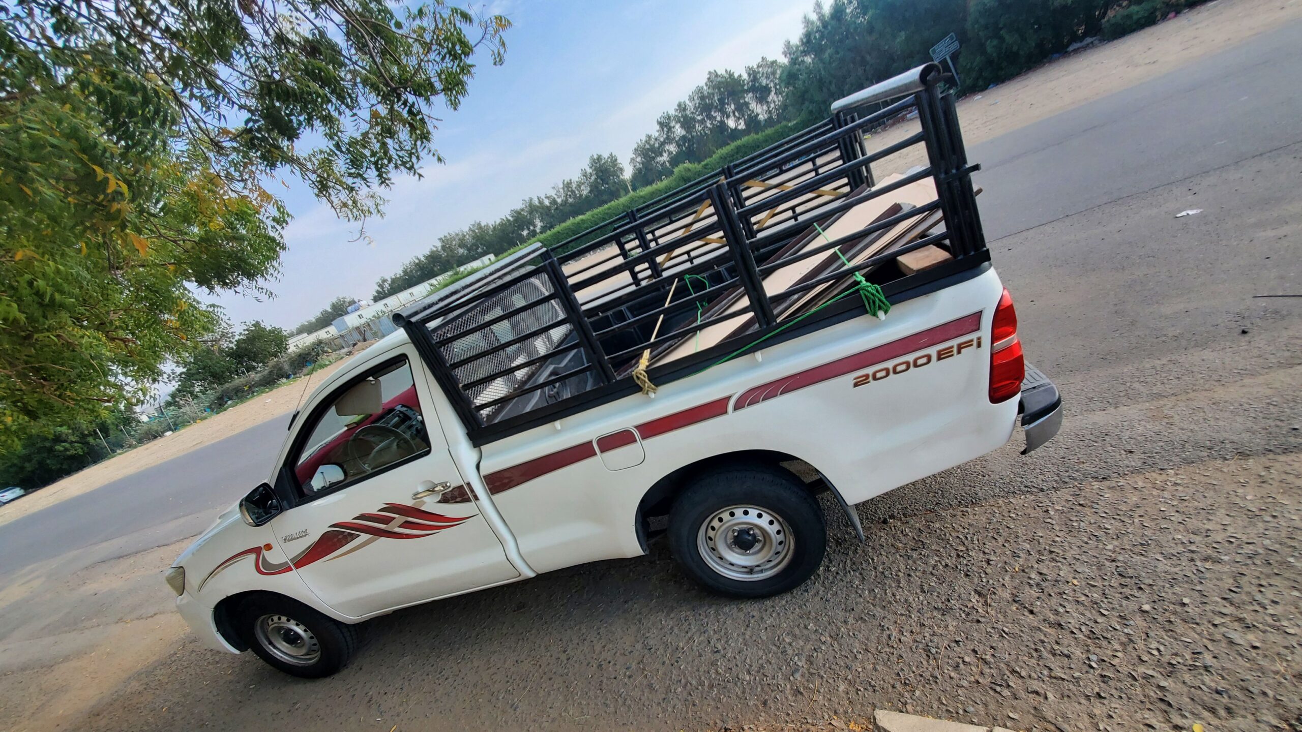 سيارة حوض ونيت غمارة هايلوكس مشاوير توصيل اغراض نق