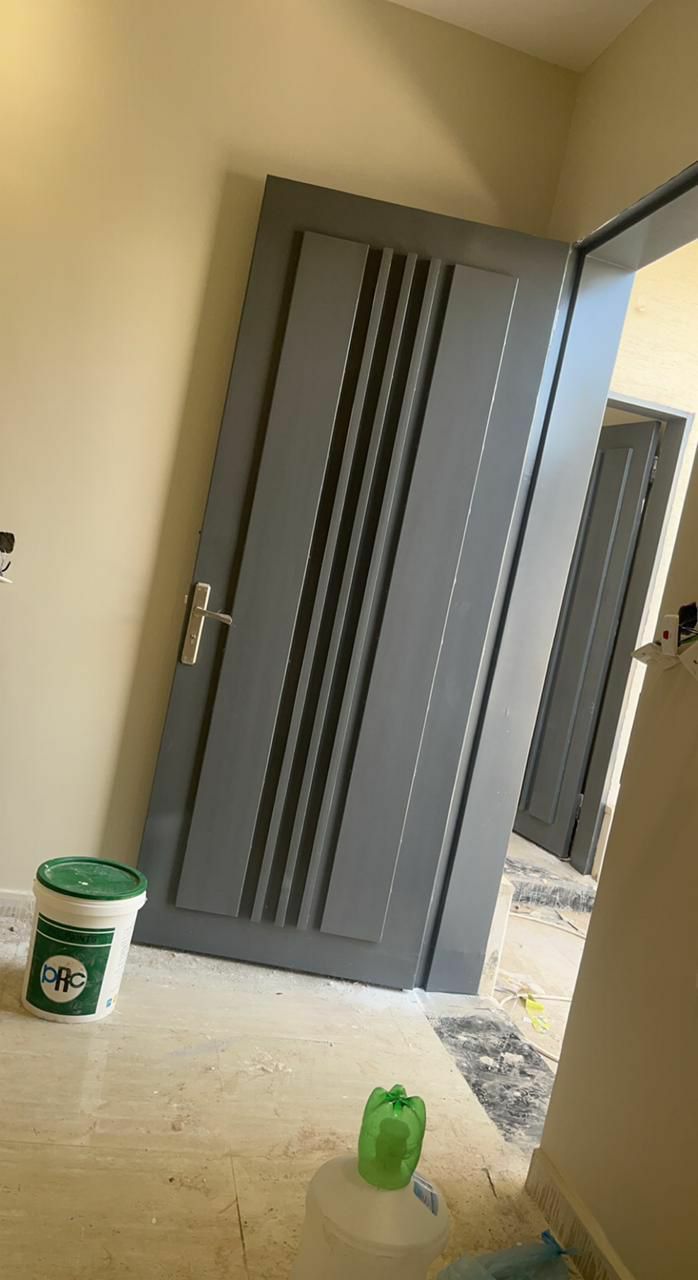 صناعة الابواب ودرج الليزر ( دربجين ) والستائر والم