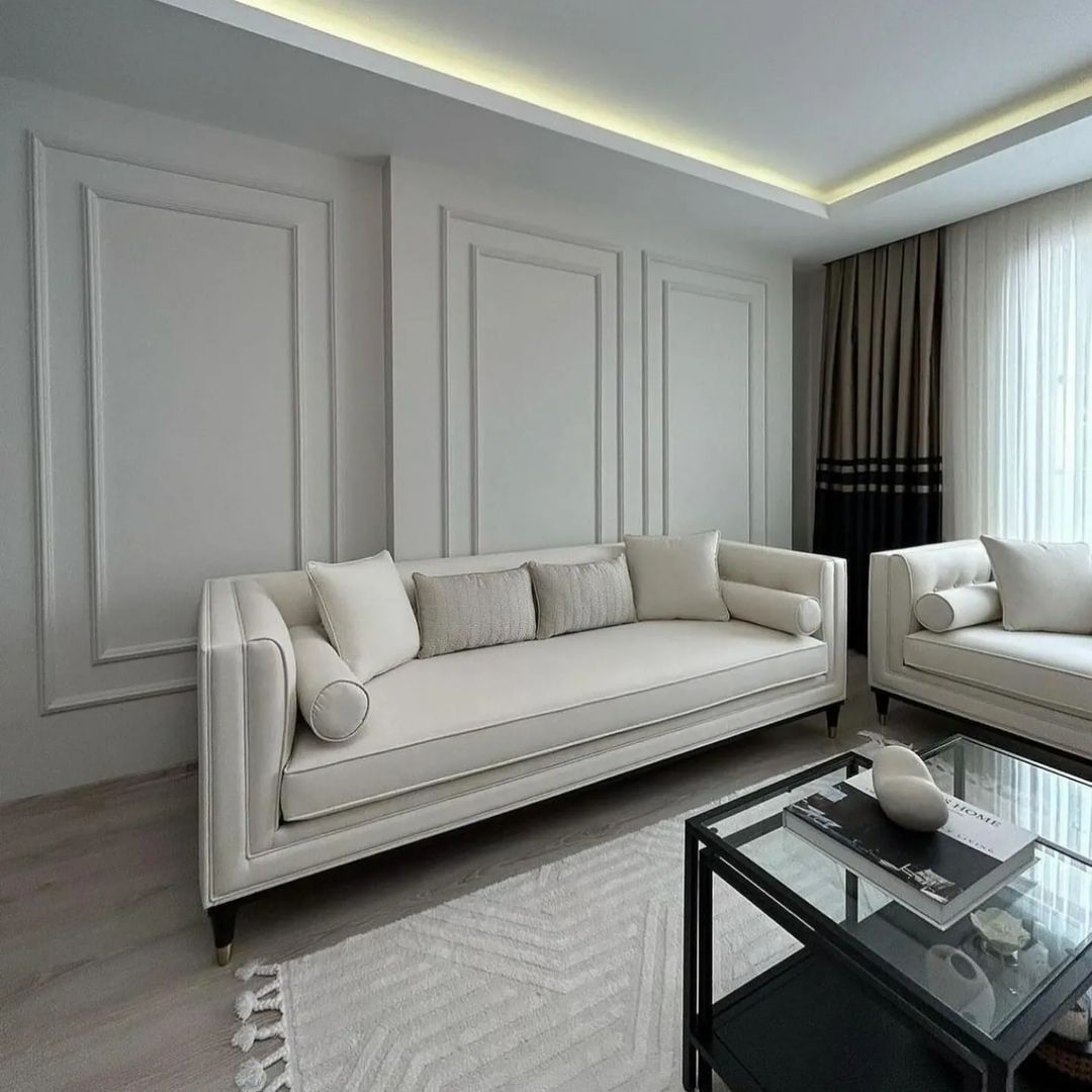 مفروشات قلب الرياض التفصيل انواع الكنب وستائر الوا