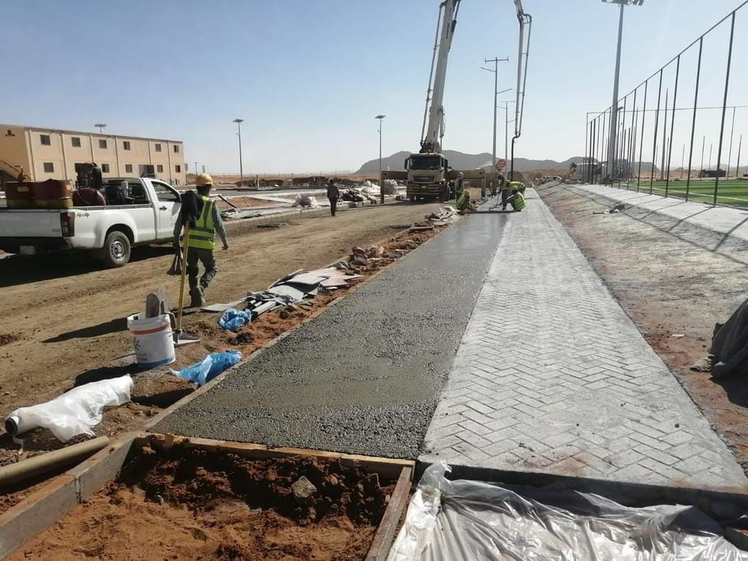 صبة مطبوعة شغل ديكورات خرسانية مطبوعة ميزانية