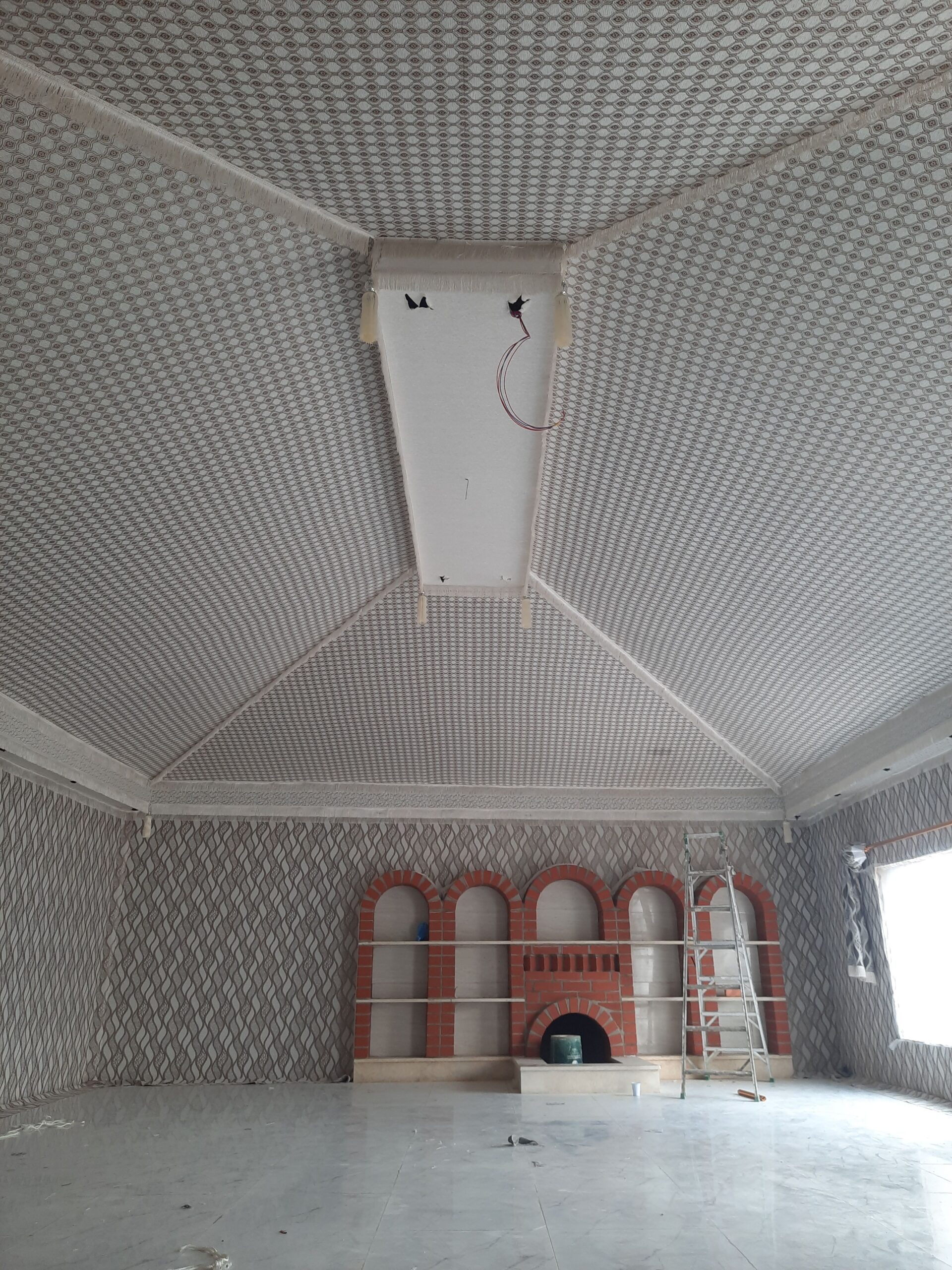 بيوت شعر مشب نار قرميد حديد تليبس قماش 0537856439