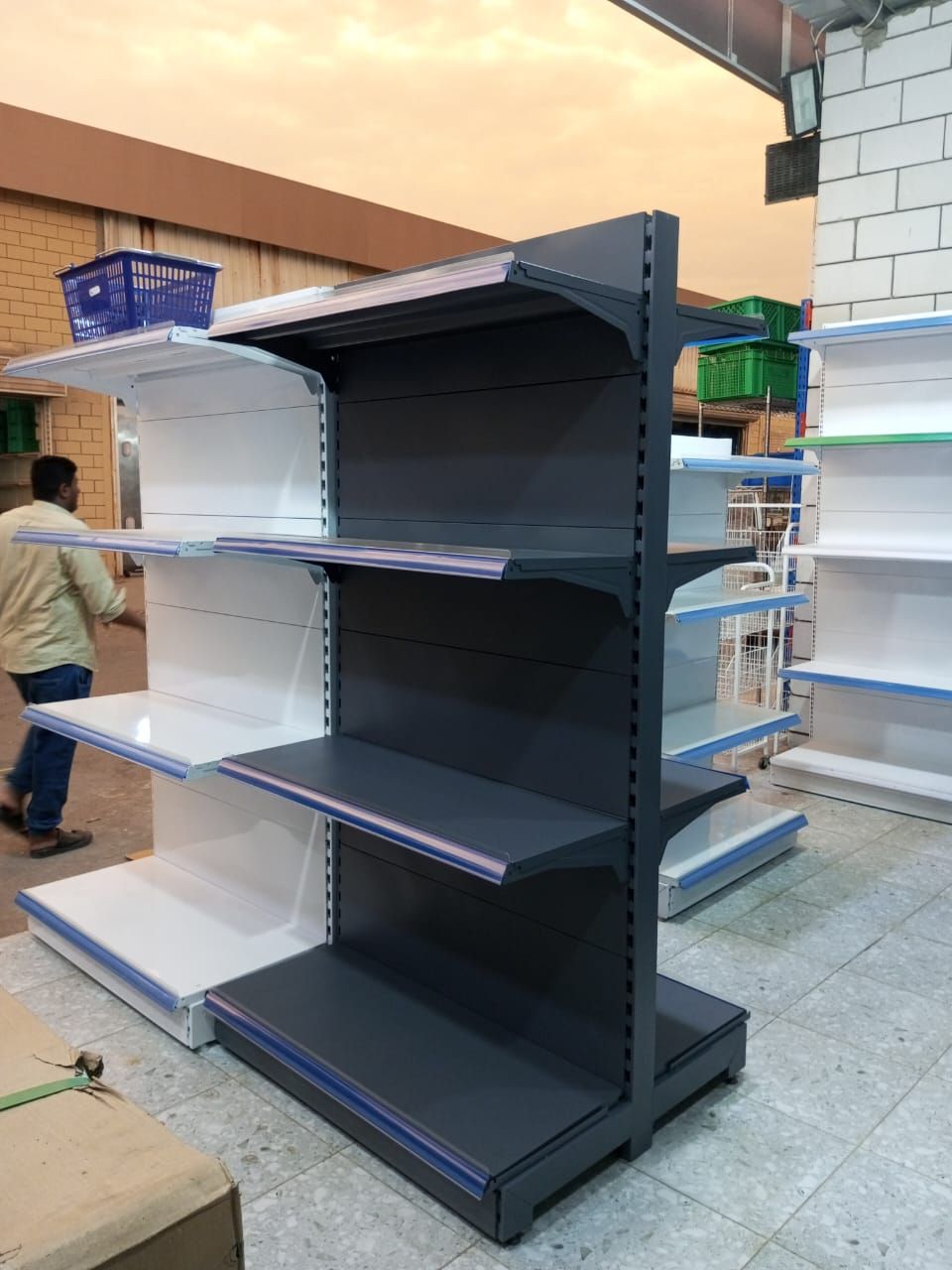 رفوف مخزن بيت رفوف مستودع