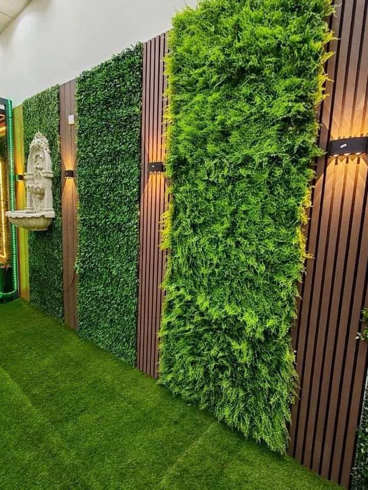 تنسيق حدائق ثيل طبيعي وصناعي