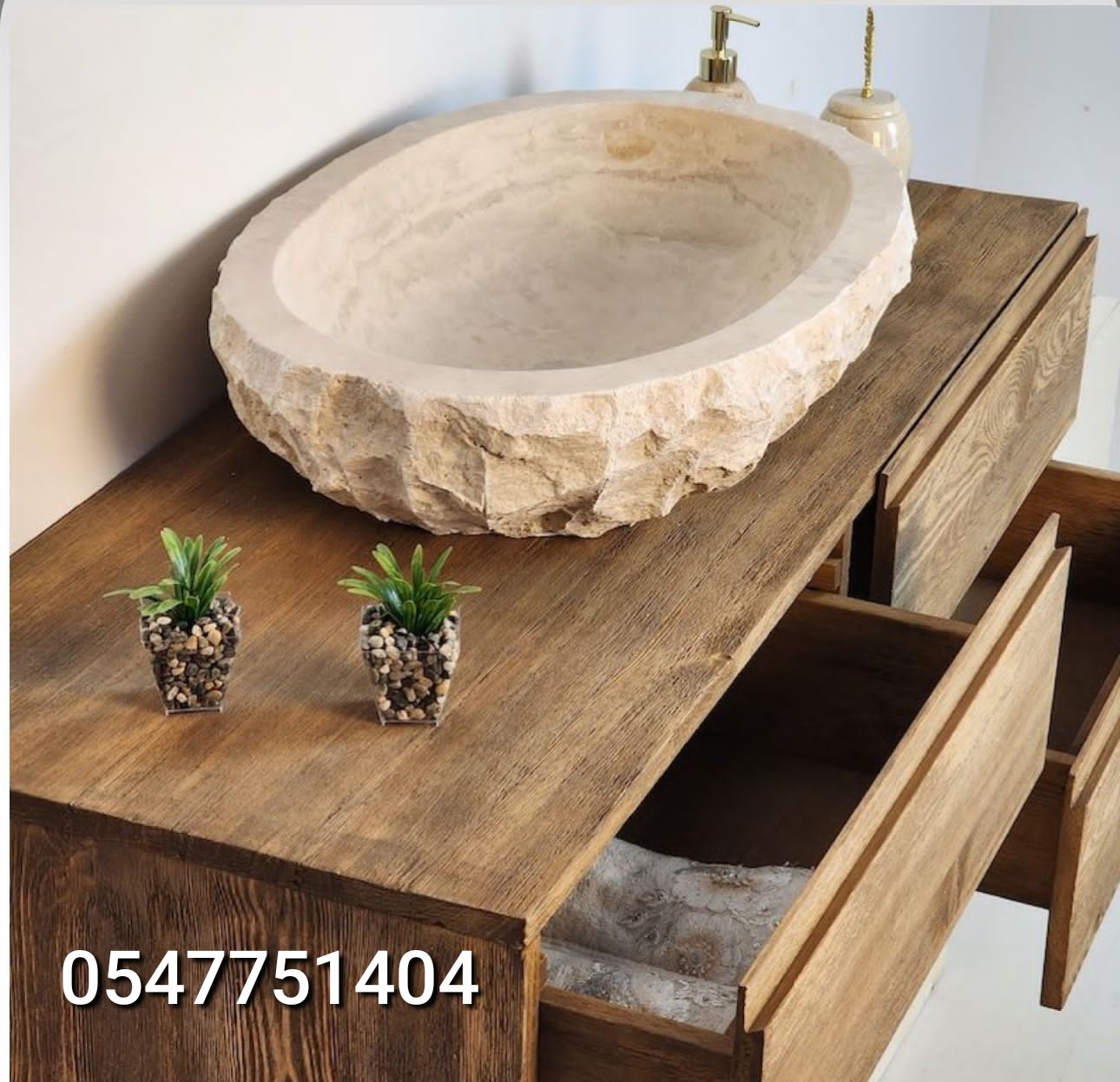 احواض مغسلة حجر طبيعي