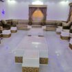 ستائر الويفي كنب مجالس ارضي تنجيد انواع الكنب جلسا