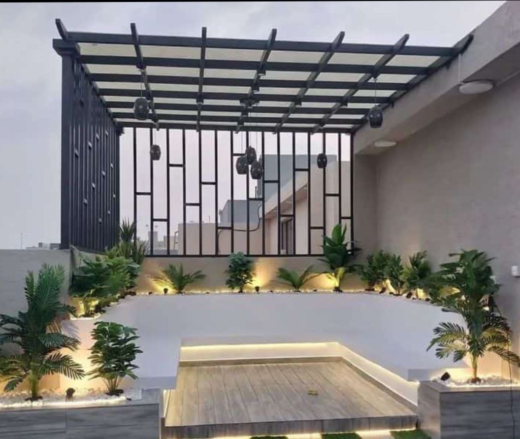 مضلات وسواتر وجلسات وهناجر مستودعات ساندويش بانل و