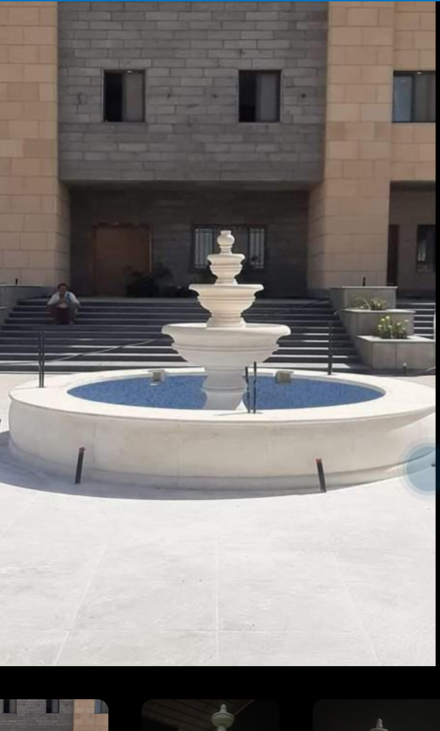 مغسلة للبيع حجر طبيعي نافورة طاولة