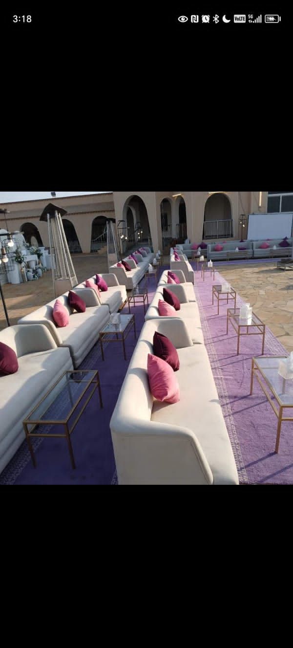 تاجير كنب كرسي طاولت دفيات سماعات جلسات شعبيه وخيا