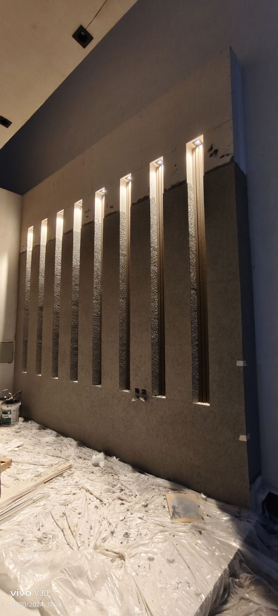 معلم تركيب صفايح حجري بديل الحجر داخلي او خارجي في