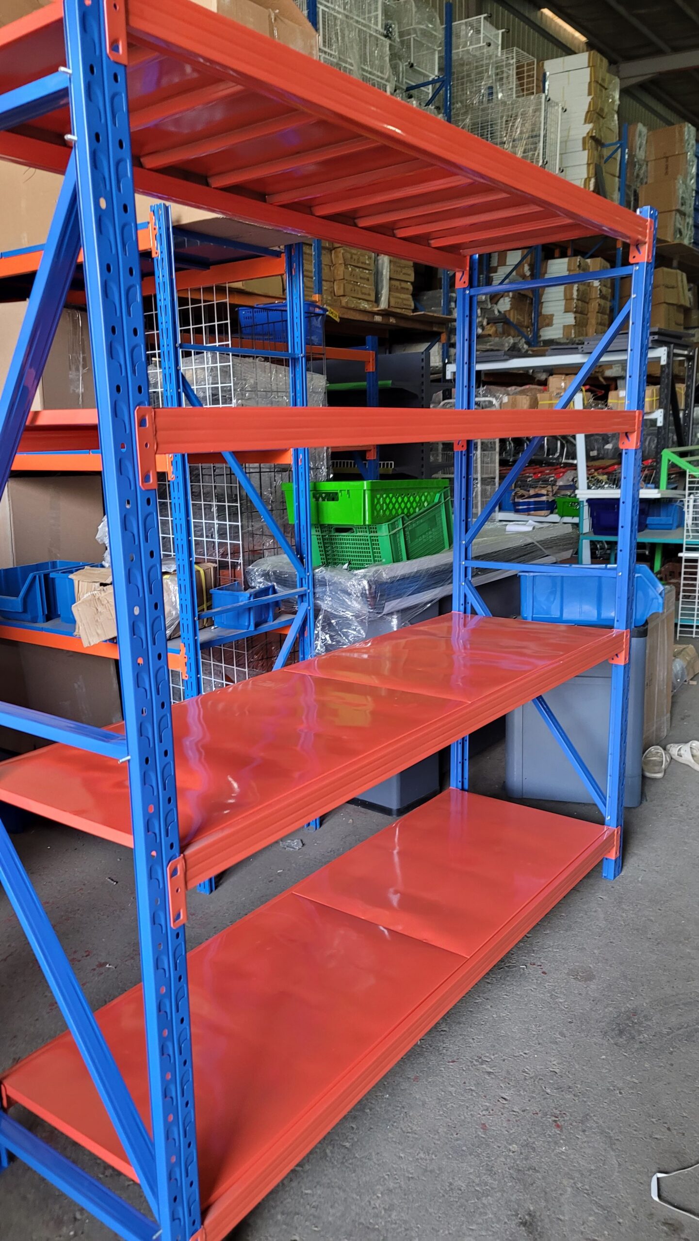 رفوف ودواليب تخزين رفوف مستودع