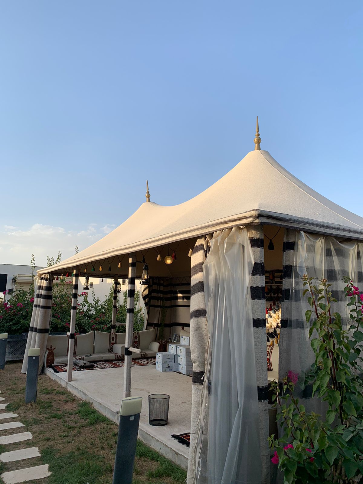 لتركيب البيوت الشعر الثابته