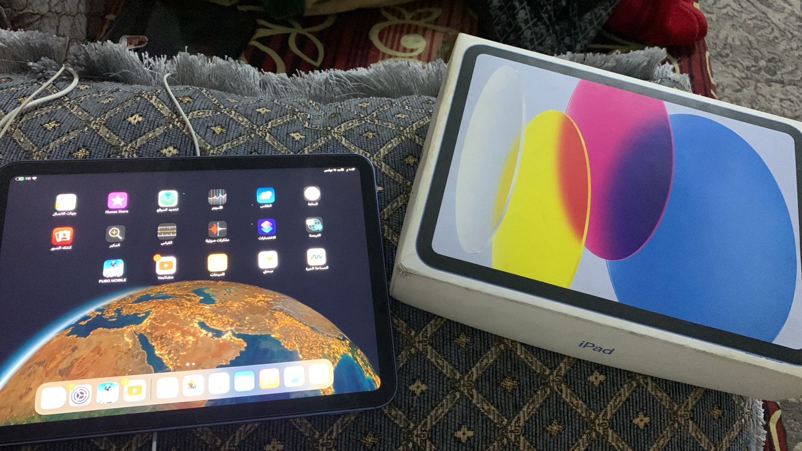 ايباد الجيل العاشر شريحه واي فاي ذاكره 64