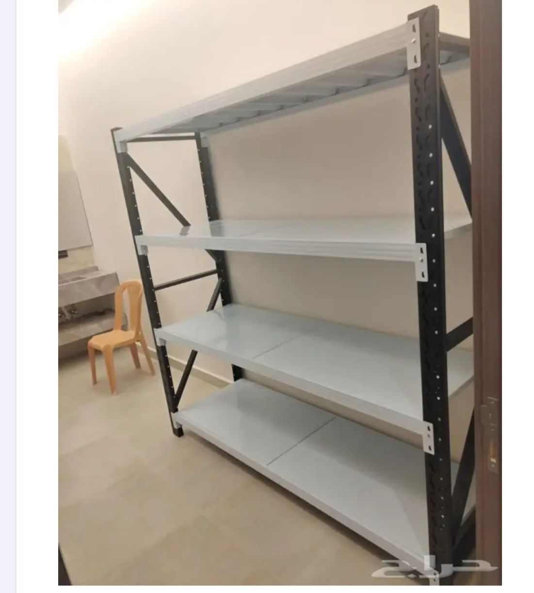 رفوف ودواليب تخزين رفوف مستودع