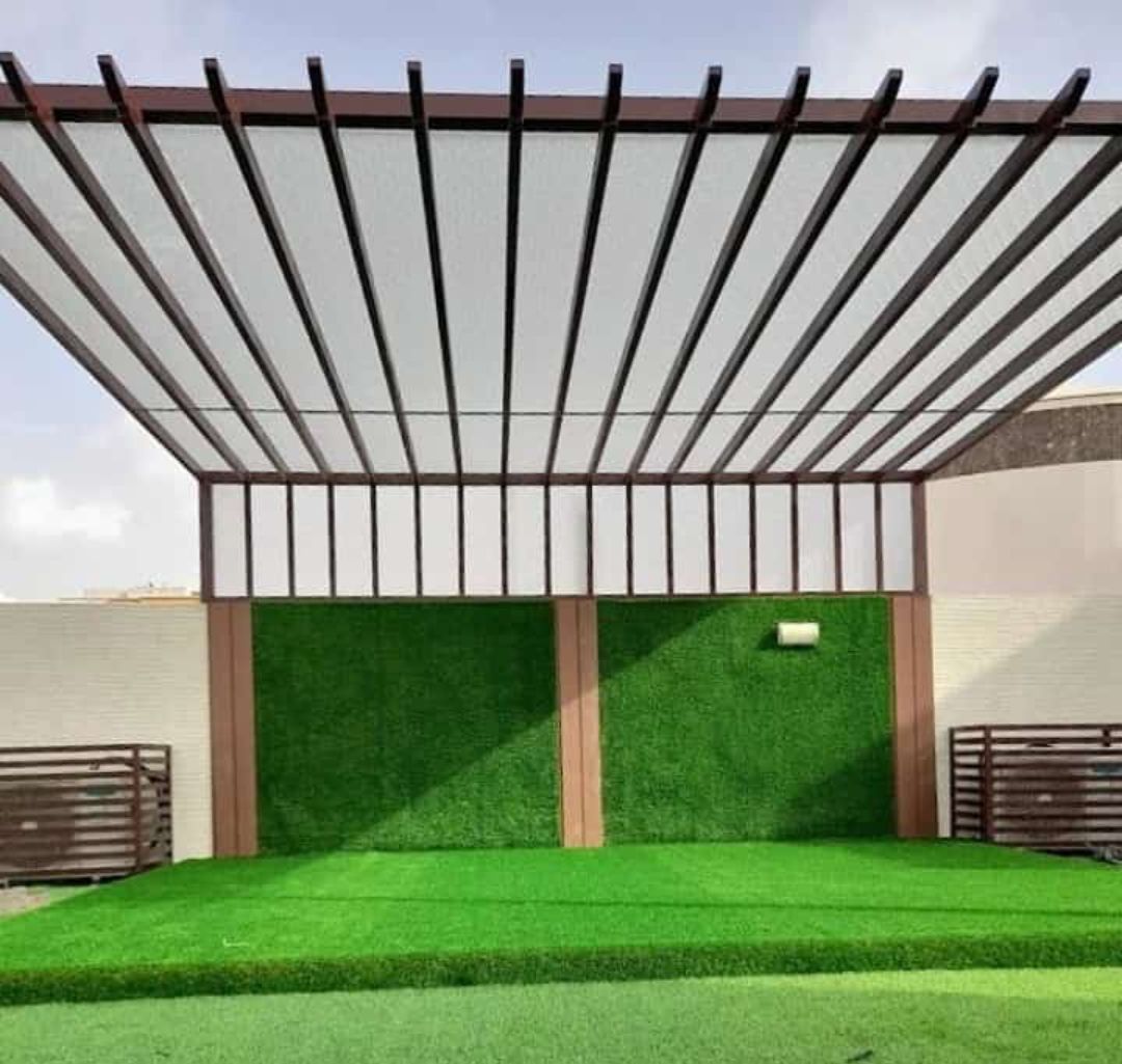 مظلات وسواتر وجلسات وجميع اعمال الحداده