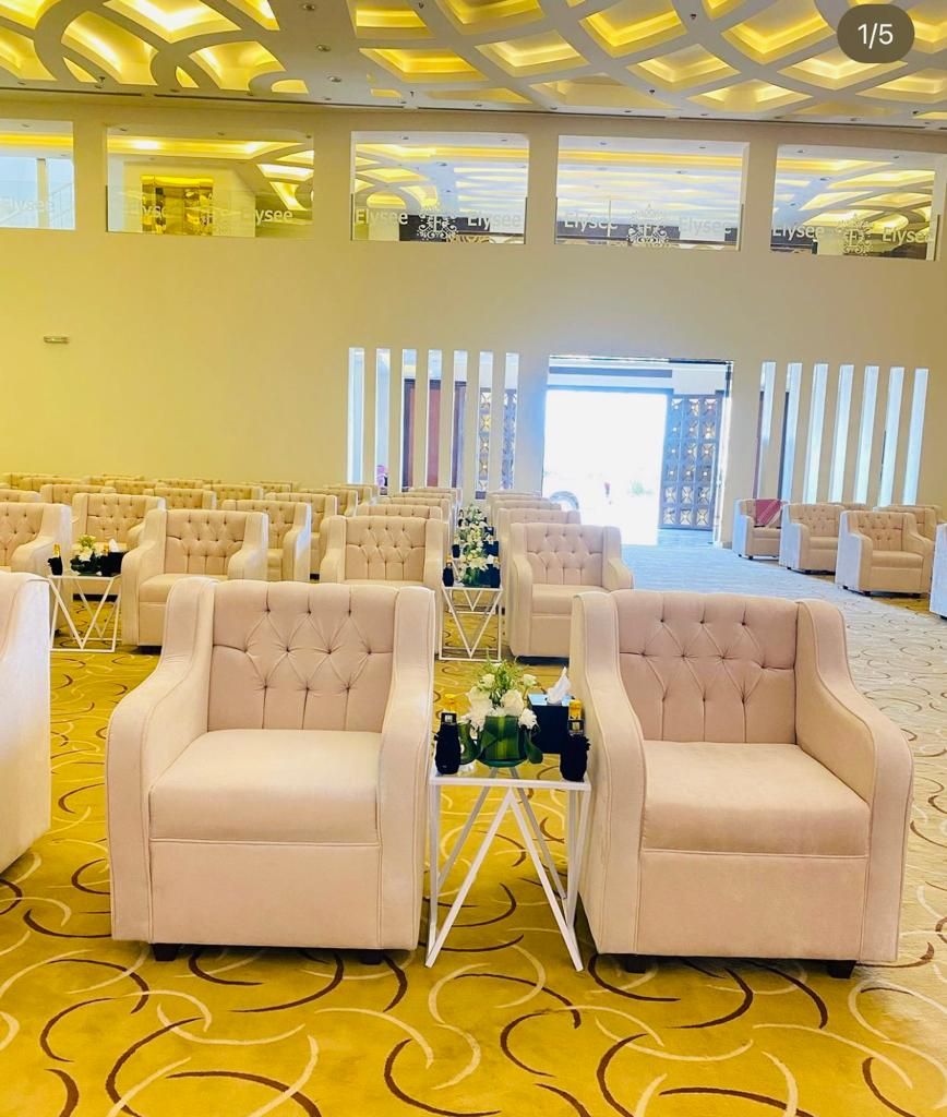 تاجير كنب كرسي طاولت دفيات مخيمات اروبيه جلسات شعب