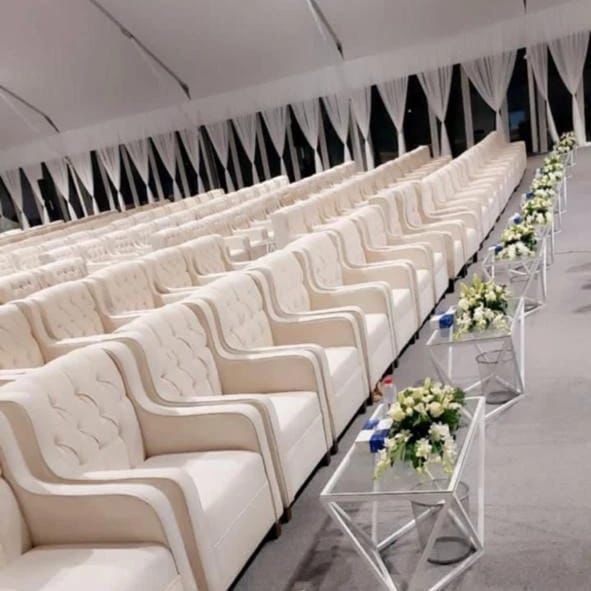 تاجير كنب كرسي طاولت دفيات مخيمات اروبيه جلسات شعب