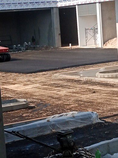 شغل اسفلت طريق شوارع مواقف وجهة عماره